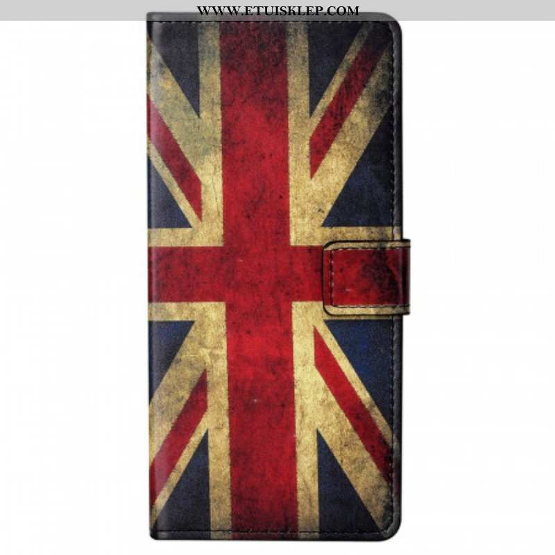 Etui Folio do Samsung Galaxy M23 5G Flaga Angielska